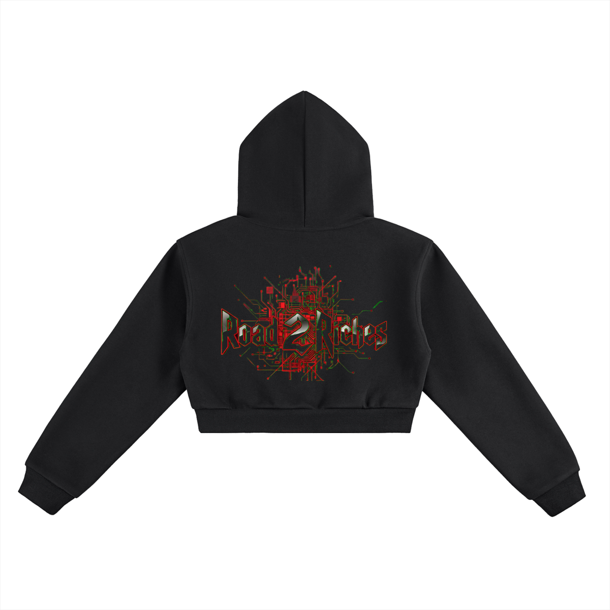 R2R Toxic Cropped hoodie